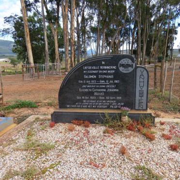 HUYSTEEN Salomon Stephanus, van 1923-1965 &amp; Elizabeth Catharina Johanna KOTZE 1923-2011