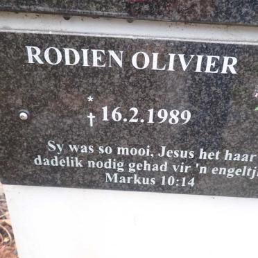 OLIVIER Rodien 1989-1989