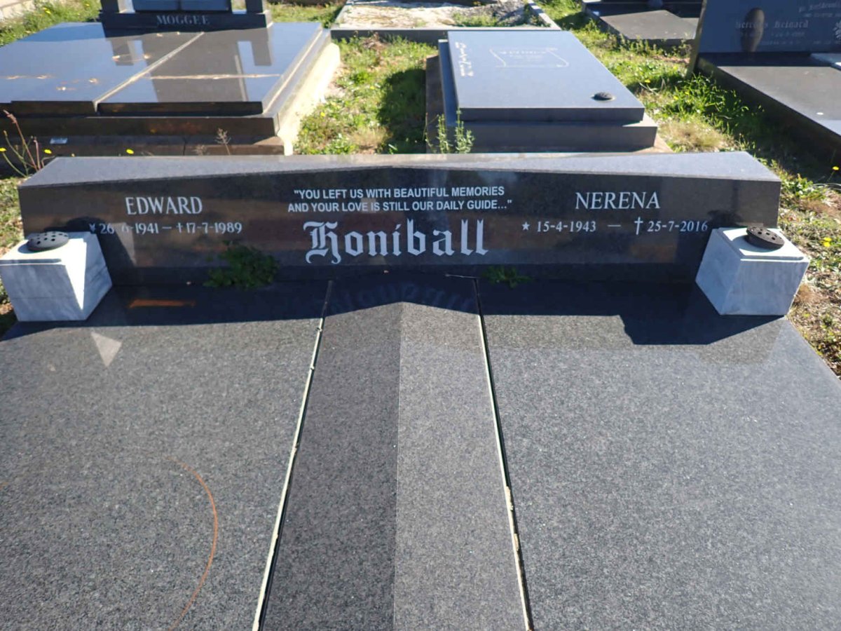 HONIBALL Edward 1941-1989 & Nerena 1943-2016