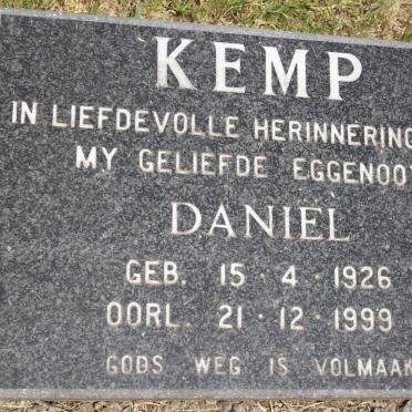 KEMP Daniel 1926-1999