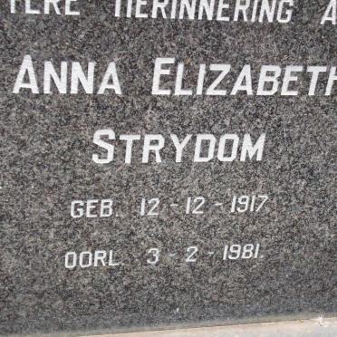 STRYDOM Anna Elizabeth 1917-1981