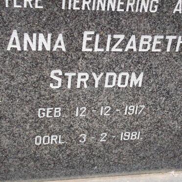 STRYDOM Anna Elizabeth 1917-1981