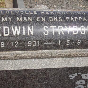 STRYDOM Edwin 1931-1977
