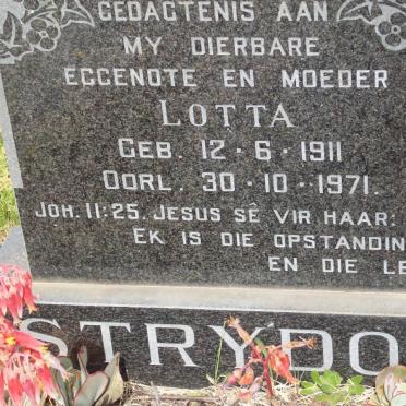 STRYDOM Lotta 1911-1971 