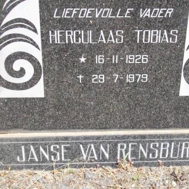 RENSBURG Herculaas Tobias, Janse van 1926-1979