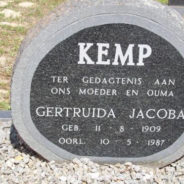 KEMP Gertruida Jacoba 1909-1987