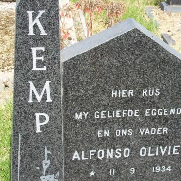 KEMP Alfonso Olivier 1934-1980