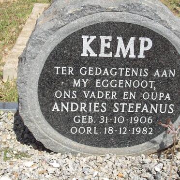 KEMP Andries Stefanus 1906-1982