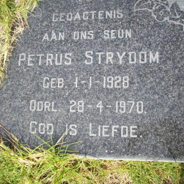 STRYDOM Petrus 1928-1970