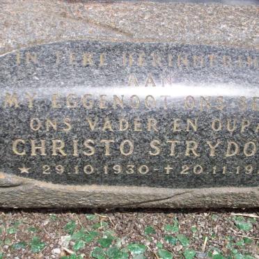STRYDOM Christo 1930-1974