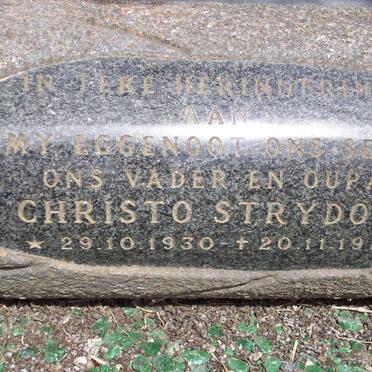 STRYDOM Christo 1930-1974