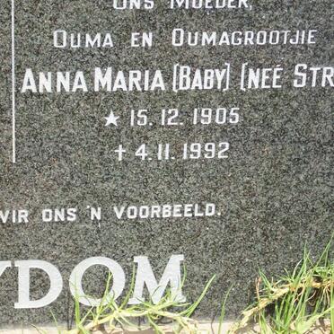STRYDOM Anna Maria nee STRYDOM 1905-1992
