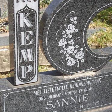 KEMP Sannie 1908-1996