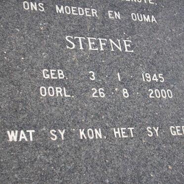 TONDER Stefne, van 1945-2000 