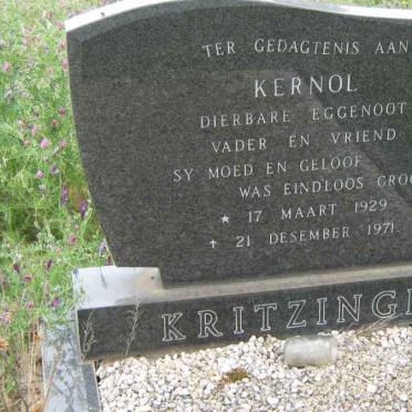 KRITZINGER Kernol 1929-1971