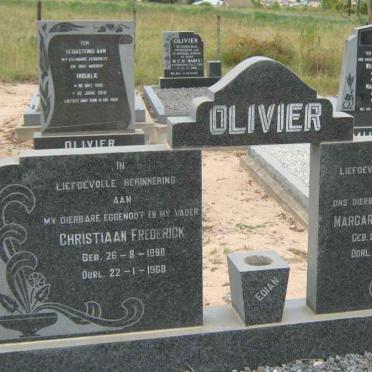 OLIVIER Christiaan Frederick 1898-1968 &amp; Margaretha Aletta 1908-1975
