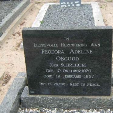 OSGOOD Feodora Adeline nee SCHREIBER 1920-1967