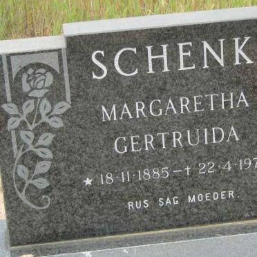 SCHENK Margaretha Gertruida 1885-1973
