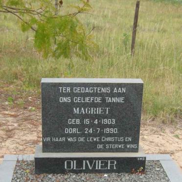 OLIVIER Magriet 1903-1990