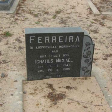 FERREIRA Ignatius Michael 1946-1965