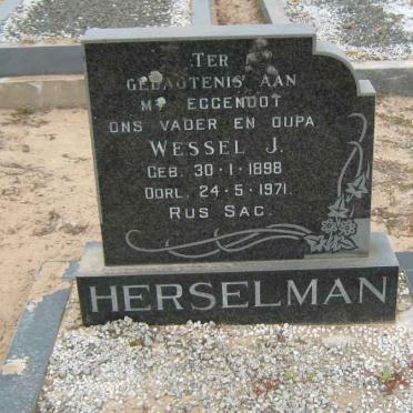 HERSELMAN Wessel J. 1898-1971