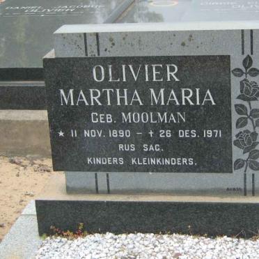 OLIVIER Martha Maria nee MOOLMAN 1890-1971