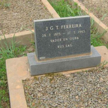FERREIRA J.G.T. 1875-1965