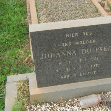 PREEZ Johanna, du 1901-1975