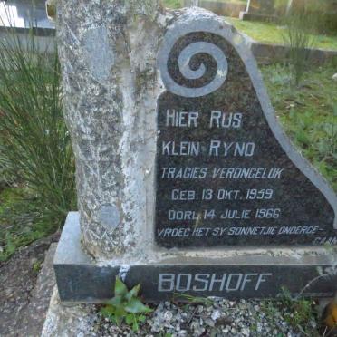 BOSHOFF Ryno 1959-1966