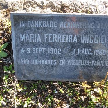 FERREIRA Maria 1902-1960