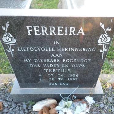 FERREIRA Tertius 1926-1992