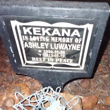 KEKANA Ashley Luwayne 1994-2013