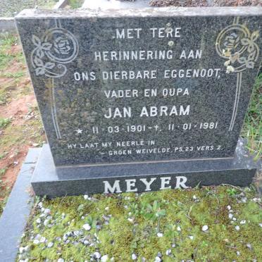 MEYER Jan Abram 1901-1981