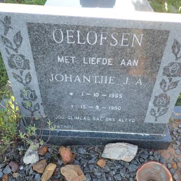 OELOFSEN Johantjie J.A. 1965-1990