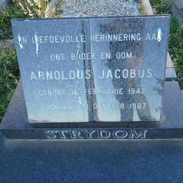 STRYDOM Arnoldus Jacobus 1942-1987