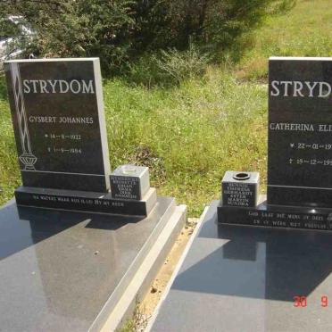 STRYDOM Gysbert Johannes 1922-1984 &amp; STRYDOM Catherina Elizabeth 1933-1998