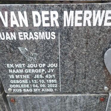MERWE Ruan Erasmus, van der 1995-2022