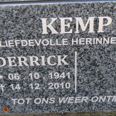 KEMP Derrick 1941-2010