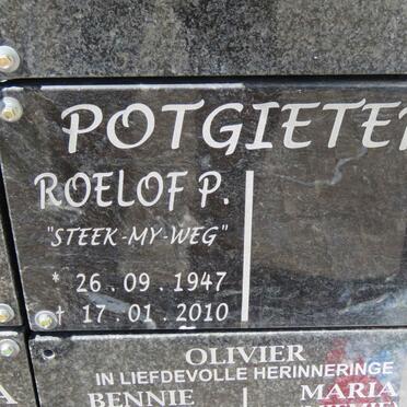 POTGIETER Roelof P. 1947-2010
