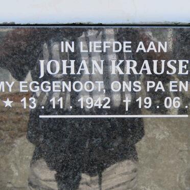 KRAUSE Johan 1942-2017