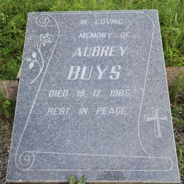 BUYS Aubrey -1985