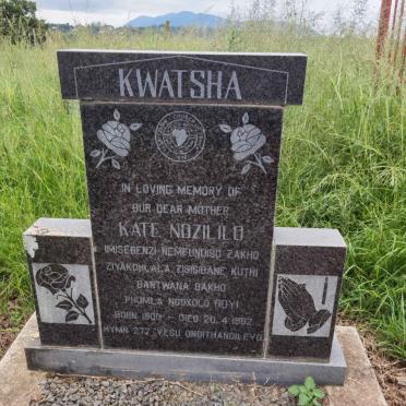 KWATSHA Kate Nozililo 1900-1982