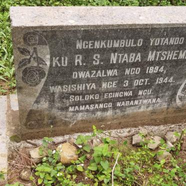 MTSHEMLA R.S. Ntaba 1894-1944