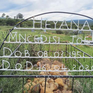HEYANA Mncedisi Joe 1951-2020