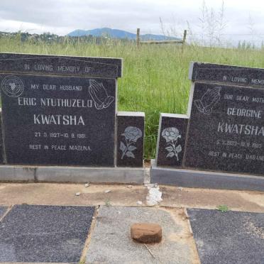 KWATSHA Eric Ntuthuzelo 1927-1981 &amp; Georgine 1933-1983