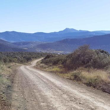 5. The road leading past Fort Cox into the Amatola (Amathole) valley