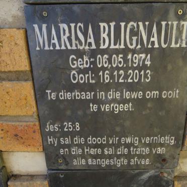 BLIGNAULT Marisa 1974-2013