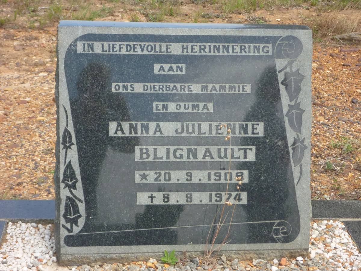 BLIGNAULT Anna Julienne 1909-1974