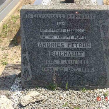 BLIGNAULT Andries Petrus 1908-1955