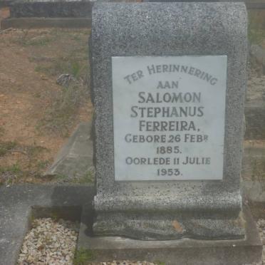 FERREIRA Salomon Stephanus 1885-1953